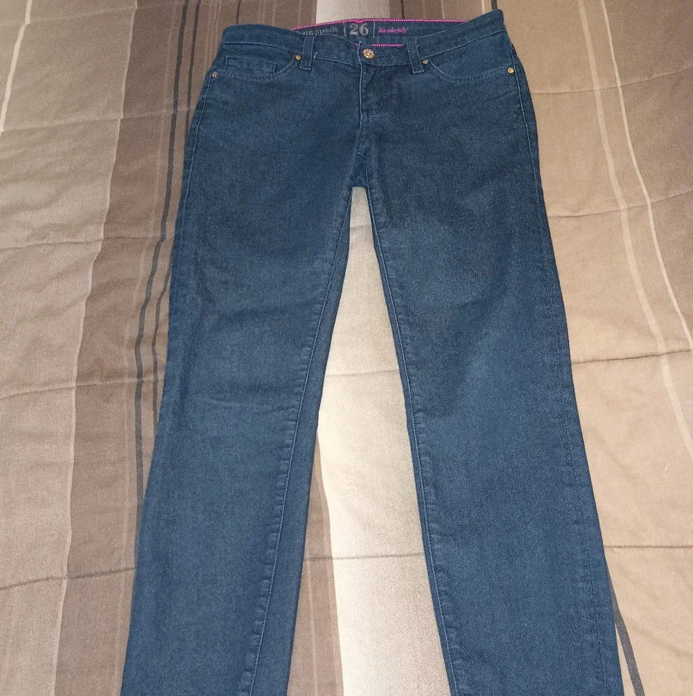 Kate Spade‎ Live Colorfully Dark Blue Straight Leg Jeans 26